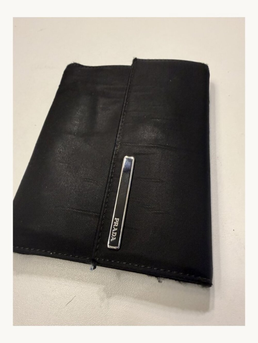 Prada Tessuto Chic Nero Nylon Trifold Wallet - Picture 3 of 11